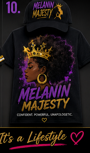 Example product - Melanin Majesty